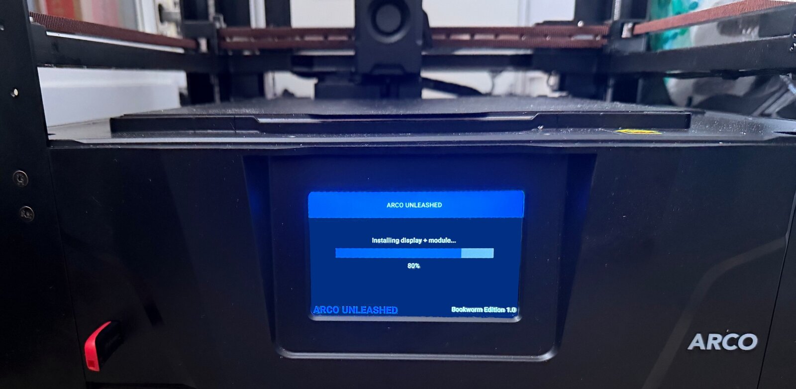 Display: installing display + module